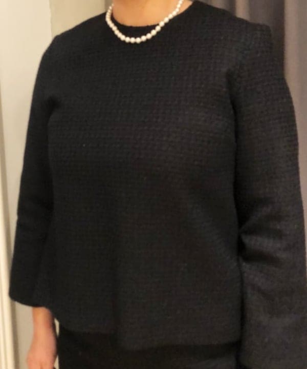 藤井 裕実子さんの「BEAMS WOMEN｜Demi-Luxe BEAMS / ダブルパール イヤリング」を使ったコーディネート