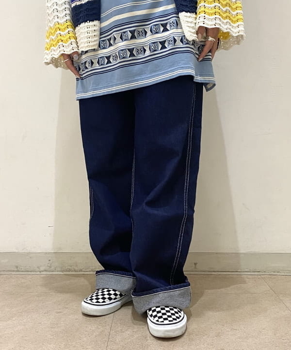 オカモト ミサキさんの「BEAMS WOMEN｜12オンス デニム ペインター パンツ」を使ったコーディネート