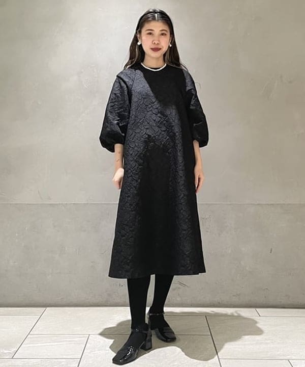 Demi-Luxe BEAMS / ジャカード フレアドレス 23FO|BEAMS WOMEN