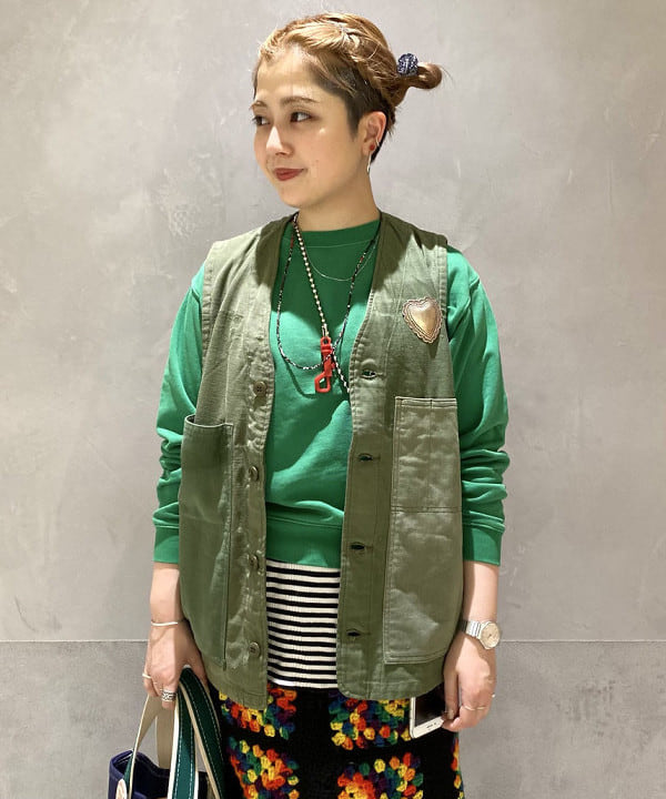 吉野 多恵さんの「BEAMS WOMEN｜L.L.Bean / Deep Bottom Deluxe Boat and Tote S」を使ったコーディネート