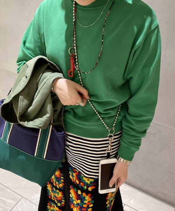 吉野 多恵さんの「BEAMS WOMEN｜L.L.Bean / Deep Bottom Deluxe Boat and Tote S」を使ったコーディネート