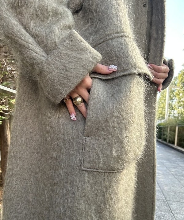 BEAMS BOY（ビームスボーイ）の「maturely / Mohair Shaggy Coat
