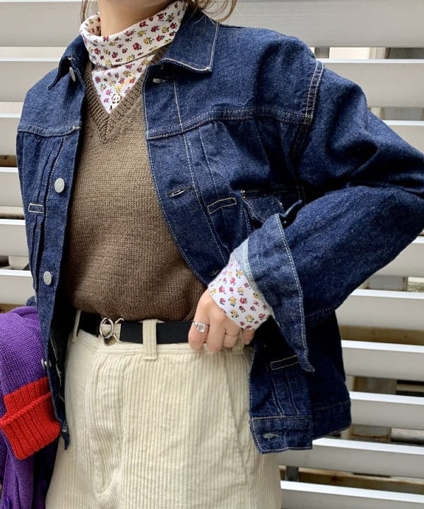 ナツハさんの「BEAMS WOMEN｜BEAMS BOY / GOLDメッキ 0.8mm リング」を使ったコーディネート