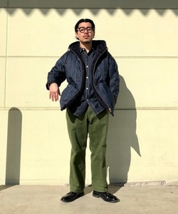 【NAVY】BEAMS PLUS / モナリザ リバーシブル フーデッド ブルゾン