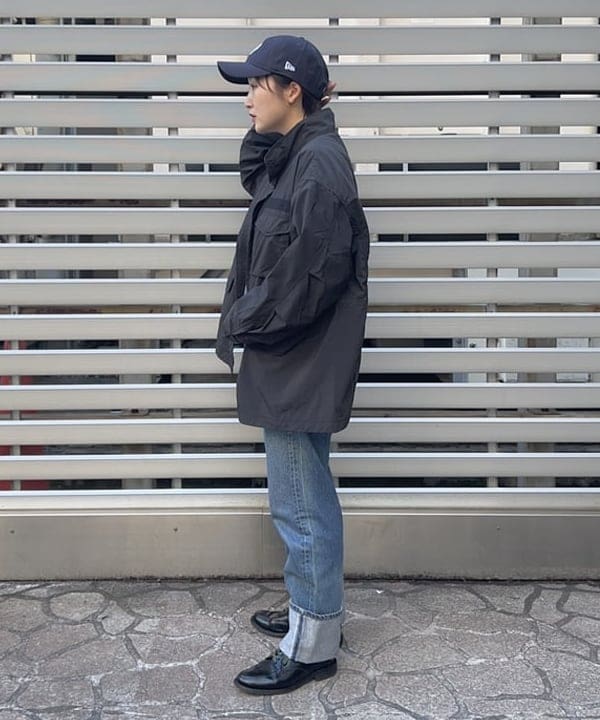 朱華さんの「BEAMS WOMEN｜BEAMS BOY / 25mm WASH ベルト」を使ったコーディネート