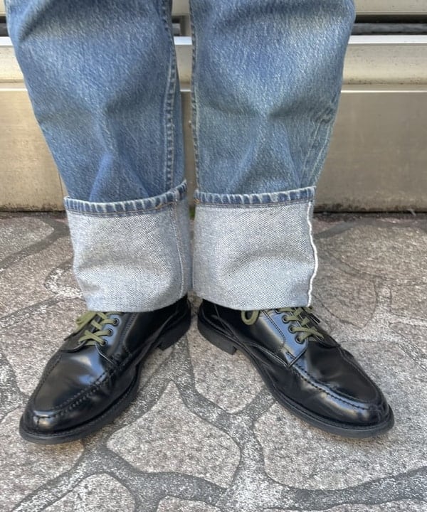 朱華さんの「BEAMS WOMEN｜BEAMS BOY / 25mm WASH ベルト」を使ったコーディネート