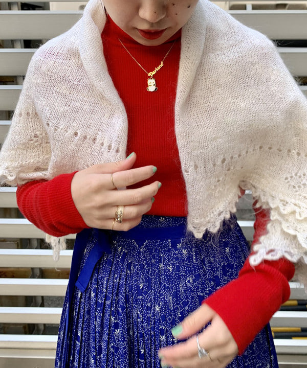 ナツハさんの「BEAMS WOMEN｜BEAMS BOY / GOLDメッキ 0.8mm リング」を使ったコーディネート