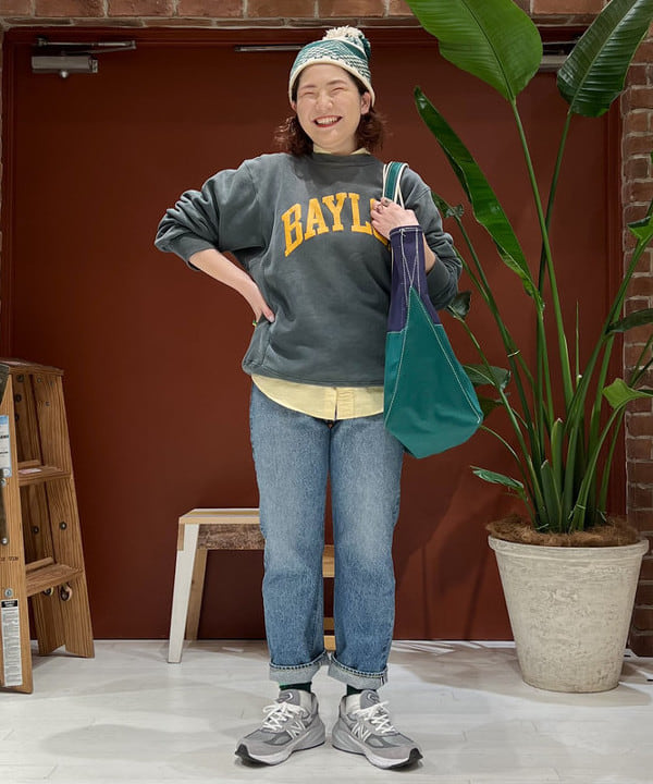 エノモト アミさんの「BEAMS WOMEN｜orSlow / 別注 No.8 DENIM」を使ったコーディネート