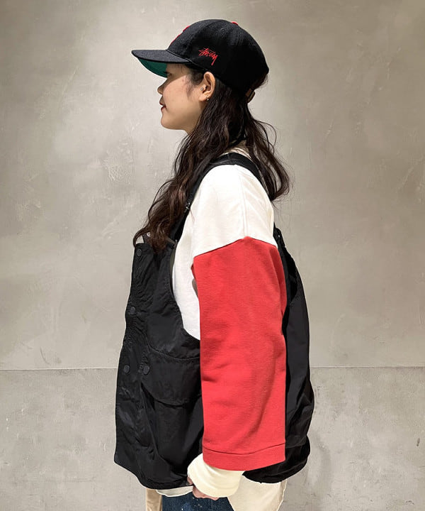 カスタニ モモノさんの「BEAMS WOMEN｜BEAMS BOY / BBロゴ ショップバック」を使ったコーディネート