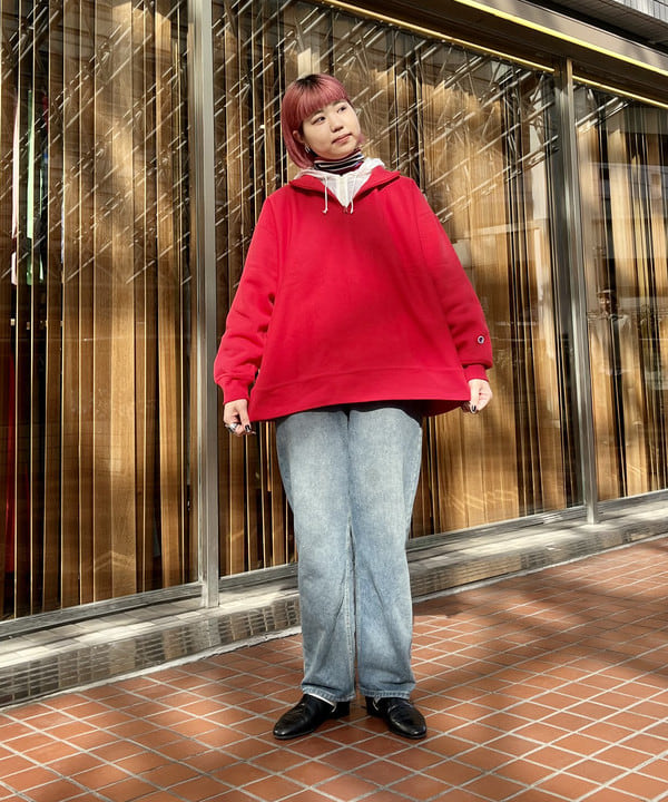 ちかたいらさんの「BEAMS WOMEN｜BEAMS BOY / シアー ナイロンブルゾン」を使ったコーディネート