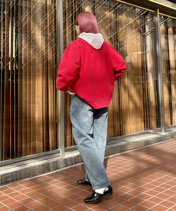 ちかたいらさんの「BEAMS WOMEN｜BEAMS BOY / シアー ナイロンブルゾン」を使ったコーディネート