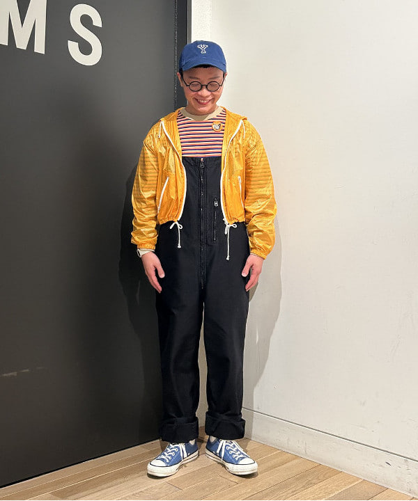 土田 達也さんの「BEAMS WOMEN｜BEAMS BOY / シアー ナイロンブルゾン」を使ったコーディネート