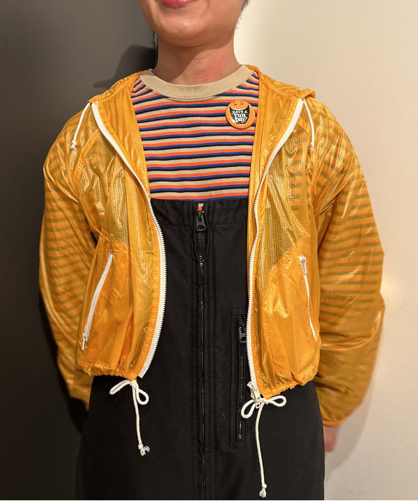 土田 達也さんの「BEAMS WOMEN｜BEAMS BOY / シアー ナイロンブルゾン」を使ったコーディネート