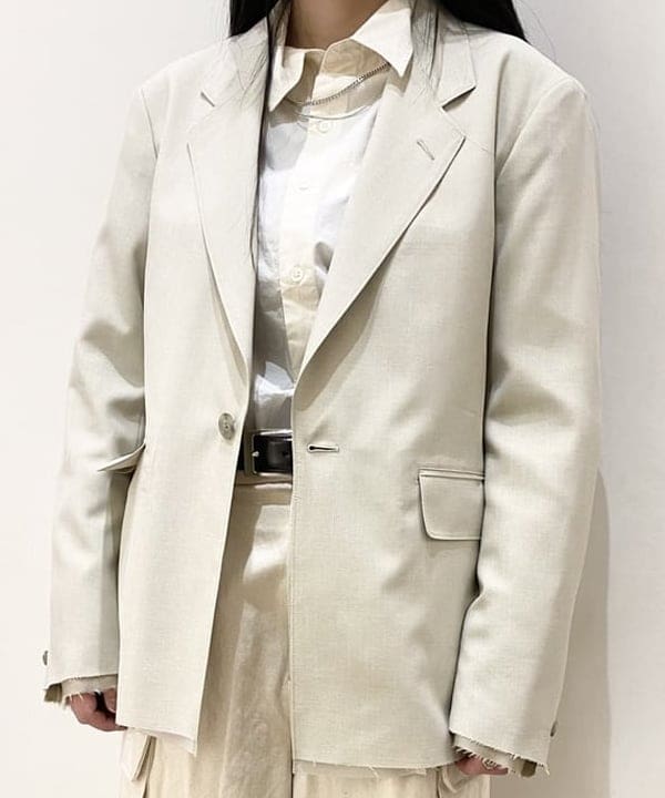 鈴木 悠里さんの「BEAMS WOMEN｜ソフトガラスレザーベルト」を使ったコーディネート