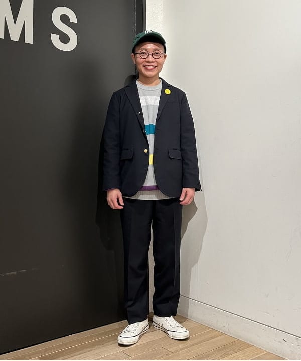 土田 達也さんの「BEAMS WOMEN｜BEAMS BOY / ポリエステル ウール 3ボタン ブレザー」を使ったコーディネート
