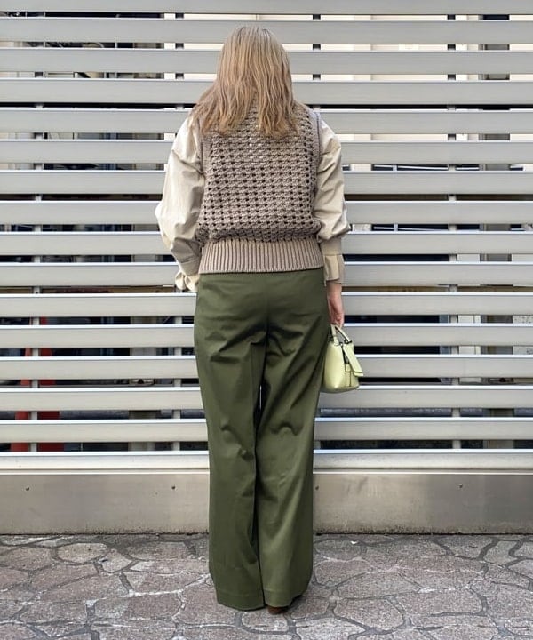 千田 静香さんの「BEAMS WOMEN｜GIANNI CHIARINI / ALIFA レザーショルダーバッグ S」を使ったコーディネート