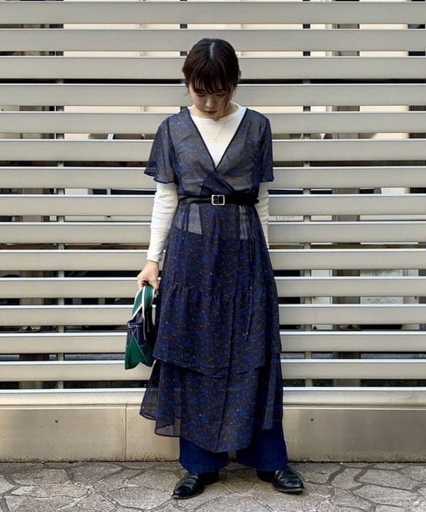 ナツハさんの「BEAMS WOMEN｜BEAMS BOY / 25mm WASH ベルト」を使ったコーディネート