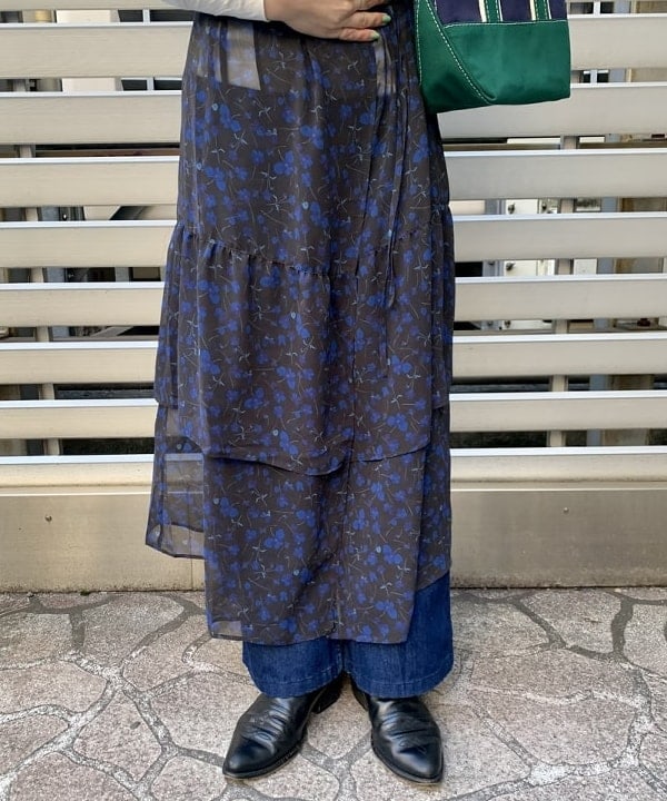 ナツハさんの「BEAMS WOMEN｜BEAMS BOY / 25mm WASH ベルト」を使ったコーディネート