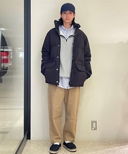 【BROWN】BEAMS / リップストップ マウンテン ダウンジャケット