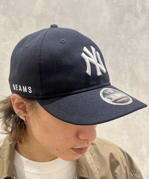 トラ吉さんの「BEAMS WOMEN｜【ビームスの百名品】NEW ERA × BEAMS / 別注 9Fifty Retro Crown Cap」を使ったコーディネート
