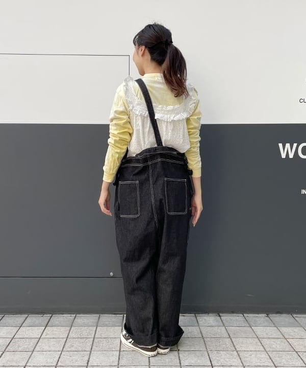 おのすさんの「BEAMS WOMEN｜BEAMS BOY / ビッグ ワーク オーバーオール」を使ったコーディネート