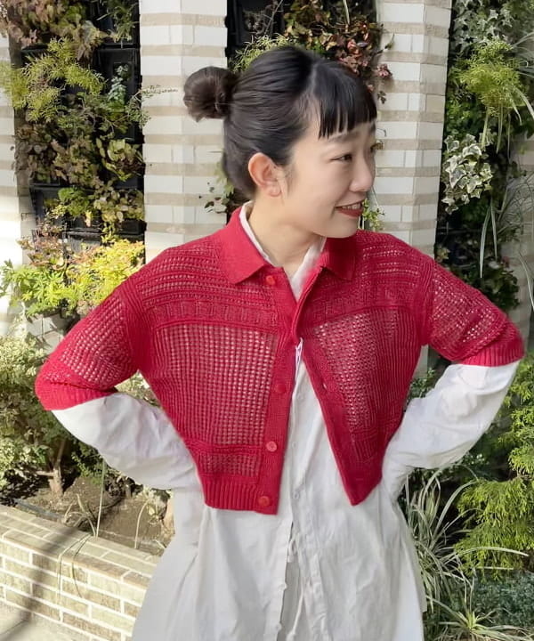 ハルキ　モモナさんの「BEAMS WOMEN｜Ray BEAMS / サイド スリット ラップ コート」を使ったコーディネート