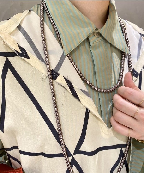 吉野 多恵さんの「BEAMS WOMEN｜maturely / Logogram Print Dress」を使ったコーディネート