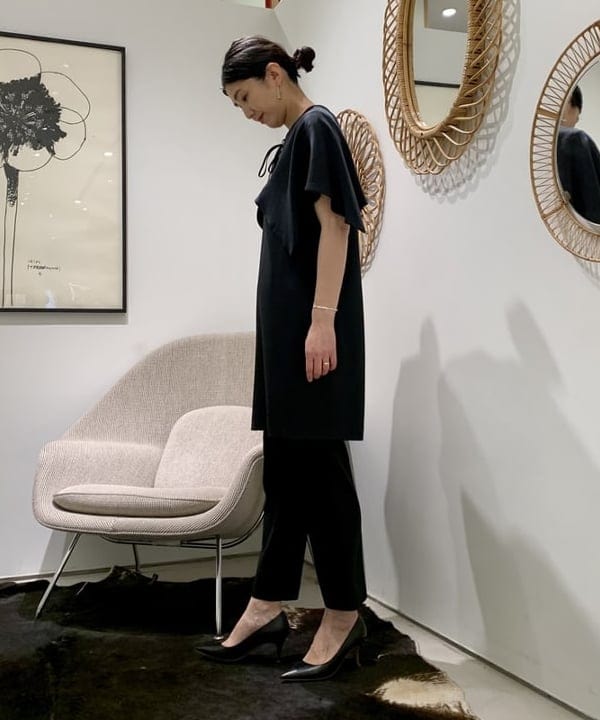 松元 晴佳さんの「BEAMS WOMEN｜トリアセ 1タック パンツ＊」を使ったコーディネート