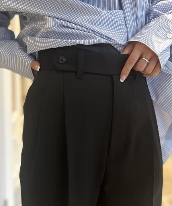 蒲原 捺美さんの「BEAMS WOMEN｜Demi-Luxe BEAMS / ストール ブラウス」を使ったコーディネート