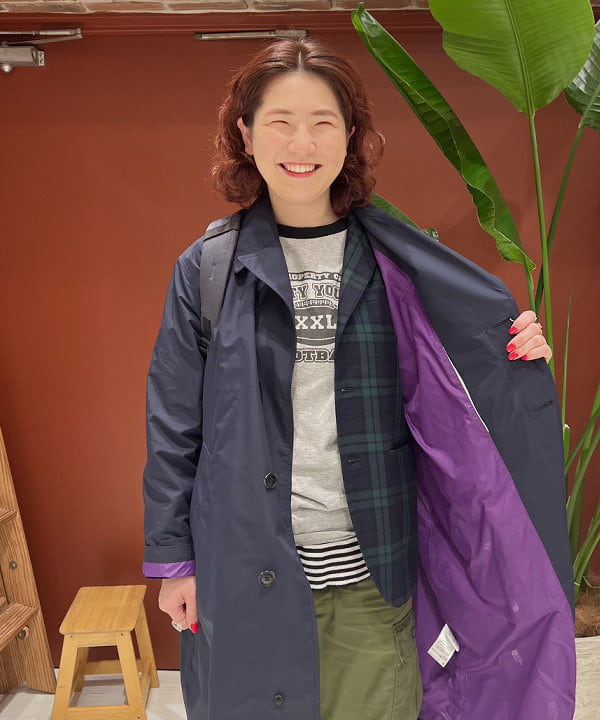 エノモト アミさんの「BEAMS WOMEN｜BEAMS BOY / ポリエステル ウール 3ボタン ブレザー」を使ったコーディネート