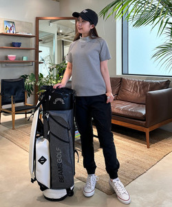 BEAMS GOLF スターフラッグロゴ ツアー エアシャットブルゾン白 正規品