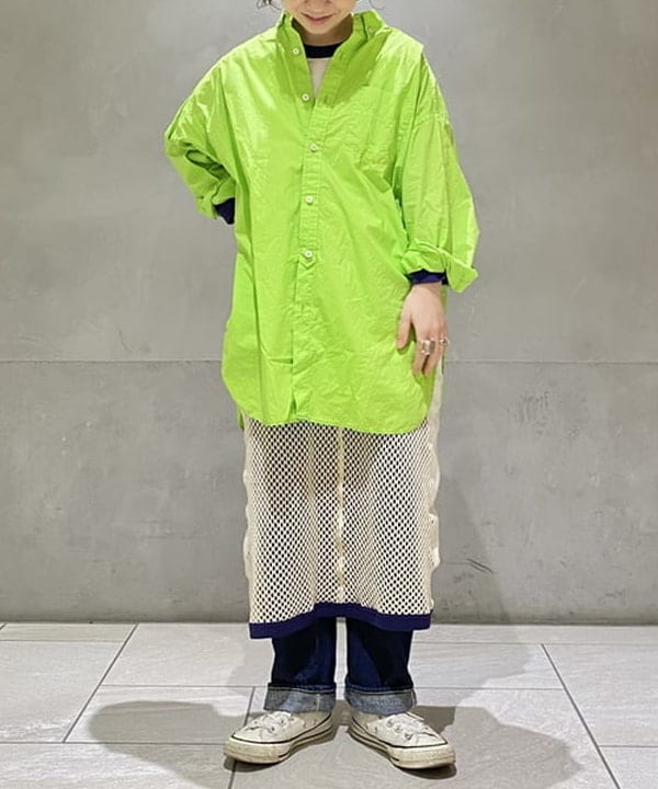 原口 愛さんの「BEAMS WOMEN｜BEAMS BOY / メッシュ スカート」を使ったコーディネート
