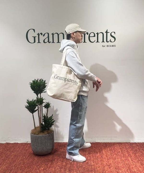 Gramparents BEAMS Logo Tote Bag トート バッグ-