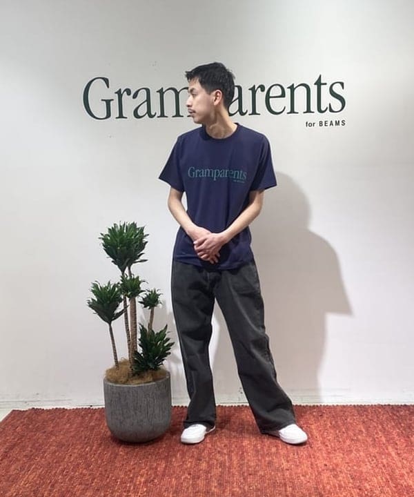 【コラボ商品】Gramparents×BEAMS スウェット ネイビー Ｍサイズ