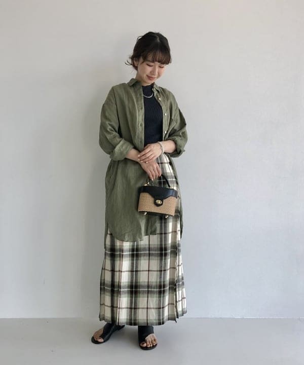 佐藤 美樹さんの「BEAMS WOMEN｜PHILIPPE AUDIBERT × Demi-Luxe BEAMS / 別注 Millie ネックレス シルバー」を使ったコーディネート