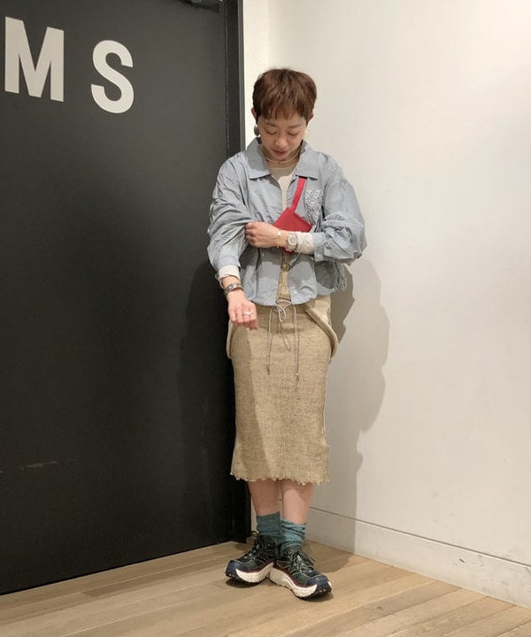 矢野(青木)優香さんの「BEAMS WOMEN｜」を使ったコーディネート