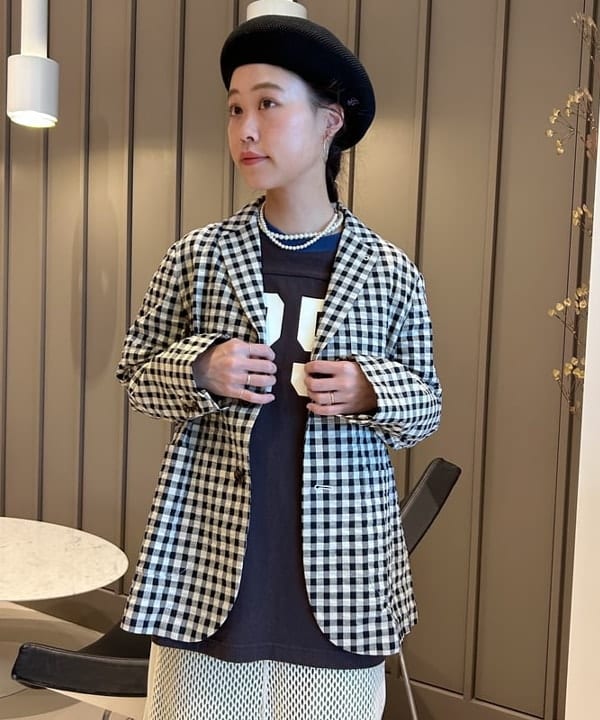 清水 彩乃さんの「BEAMS WOMEN｜BEAMS BOY / BBロゴ ショップバック」を使ったコーディネート