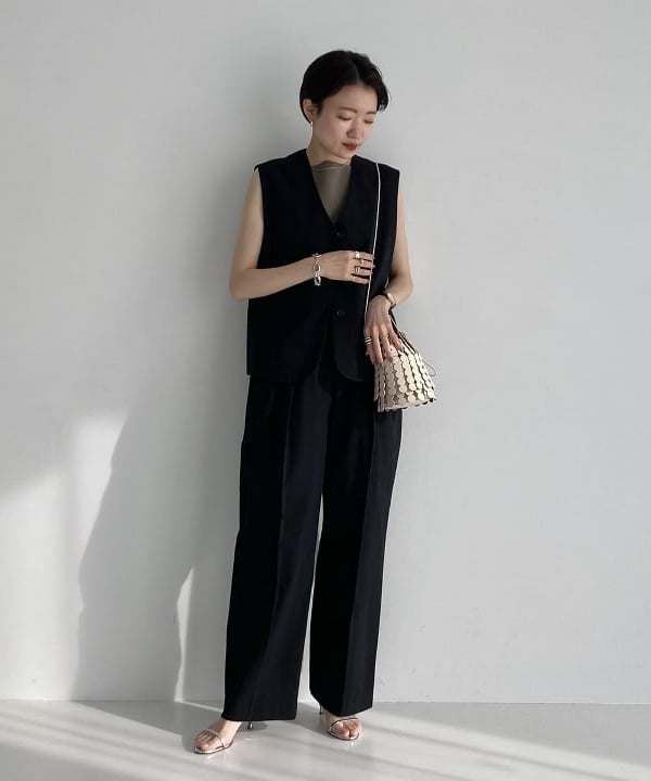 SANOさんの「BEAMS WOMEN｜ヘルシー ニットキャミソール .M」を使ったコーディネート