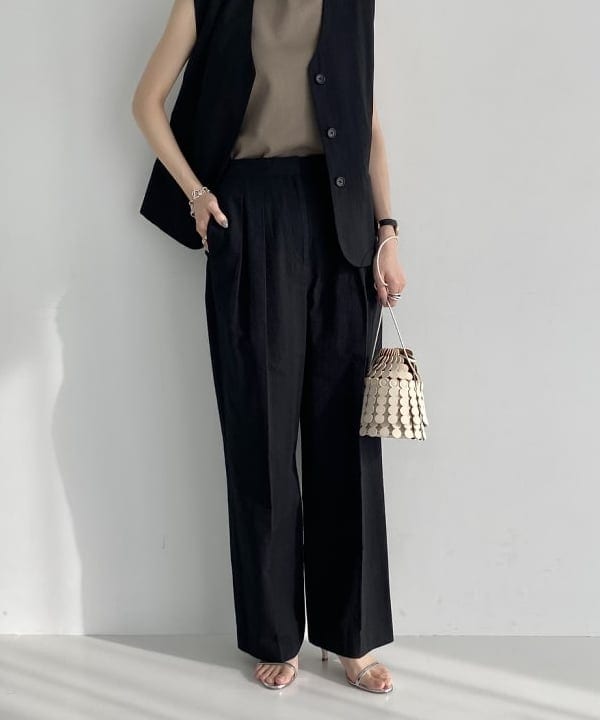 SANOさんの「BEAMS WOMEN｜ヘルシー ニットキャミソール .M」を使ったコーディネート