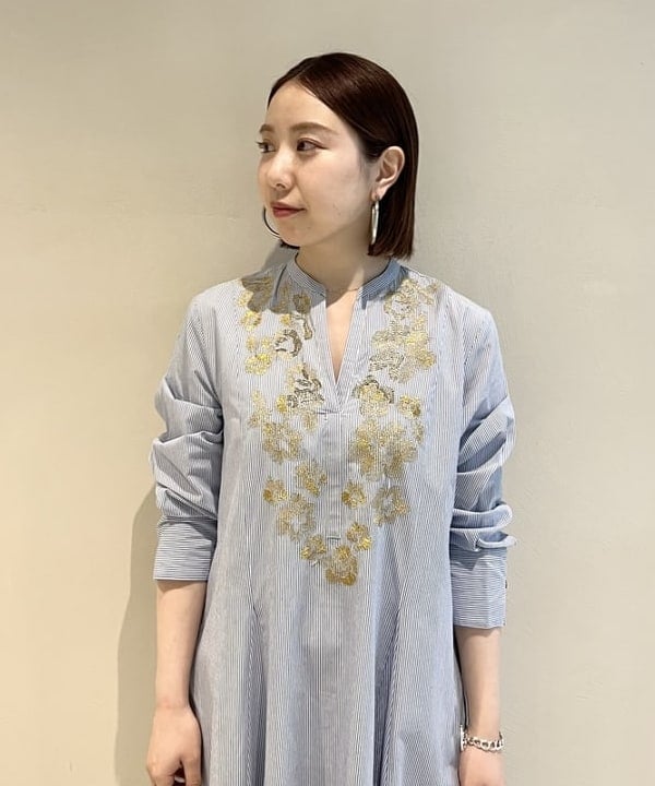 大川 美咲さんの「BEAMS WOMEN｜Demi-Luxe BEAMS / クロスストラップ サンダル」を使ったコーディネート