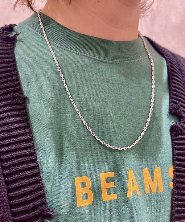 トラ吉さんの「BEAMS WOMEN｜XOLO JEWELRY / Solid Anchor Link Necklace」を使ったコーディネート