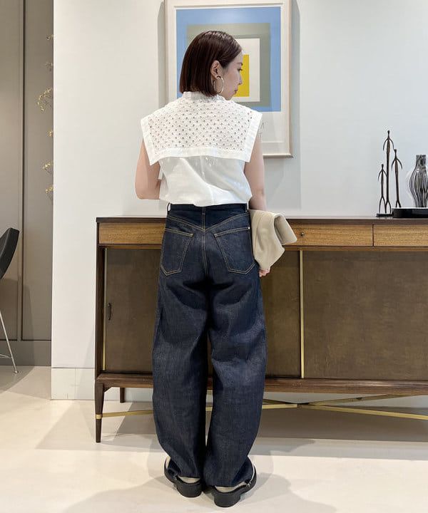 大川 美咲さんの「BEAMS WOMEN｜YOUNG&OLSEN / レザートートバッグ M」を使ったコーディネート
