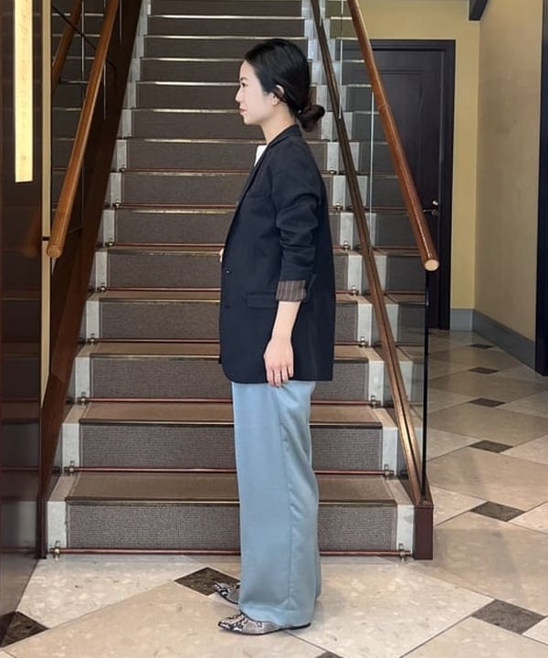 蒲原 捺美さんの「BEAMS WOMEN｜AK+1 / フィブリル ジャケット」を使ったコーディネート