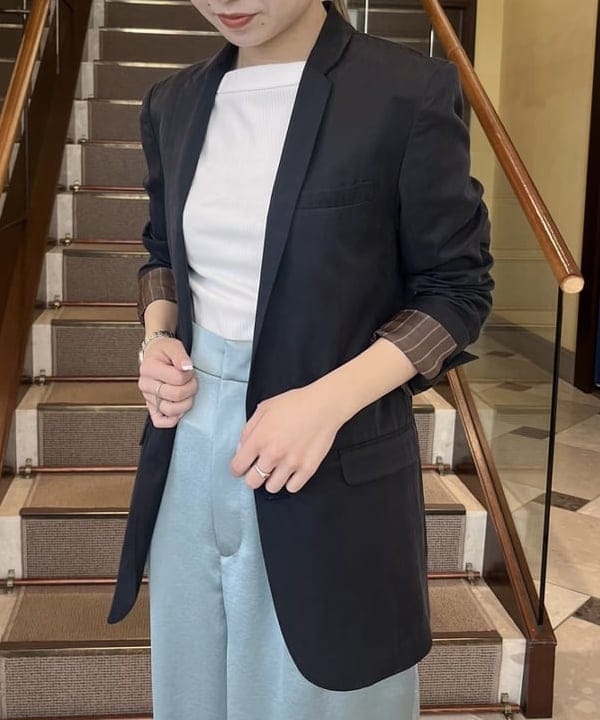 蒲原 捺美さんの「BEAMS WOMEN｜AK+1 / フィブリル ジャケット」を使ったコーディネート