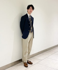 BEAMS F（ビームスF）GTA / SERGIO ギャバジン 1プリーツ