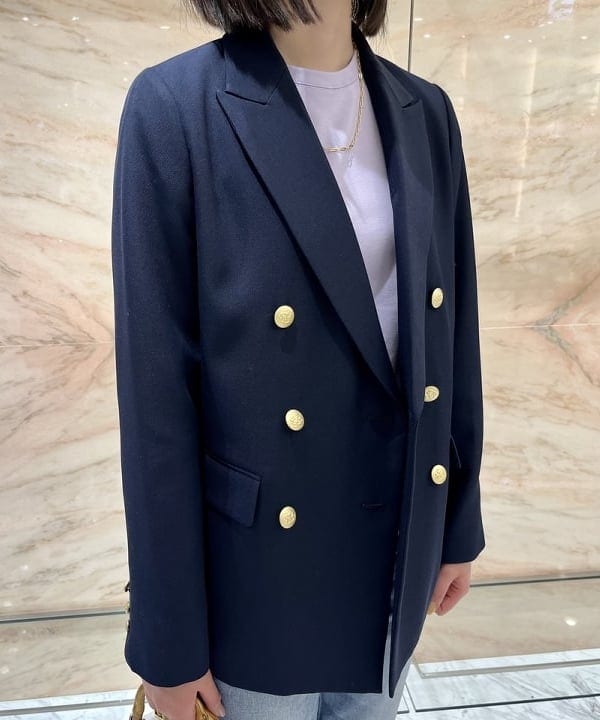 山田 千遥さんの「BEAMS WOMEN｜upper hights / THE LIPSTICKⅡ デニムパンツ」を使ったコーディネート