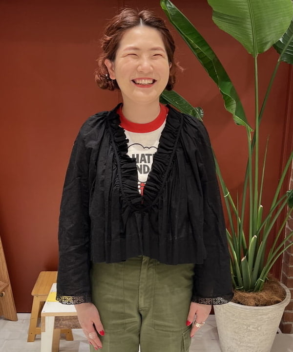 エノモト アミさんの「BEAMS WOMEN｜orSlow × BEAMS BOY / 別注 Monroe Jacket Special」を使ったコーディネート