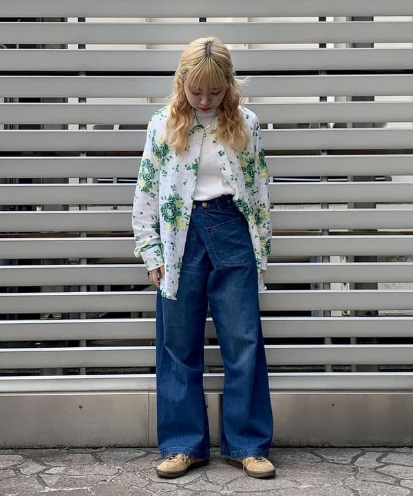 ナツハさんの「BEAMS WOMEN｜BEAMS BOY / GOLDメッキ 0.8mm リング」を使ったコーディネート