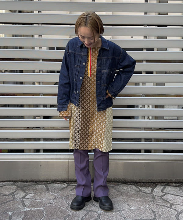 朱華さんの「BEAMS WOMEN｜orSlow × BEAMS BOY / 別注 Monroe Jacket Special」を使ったコーディネート