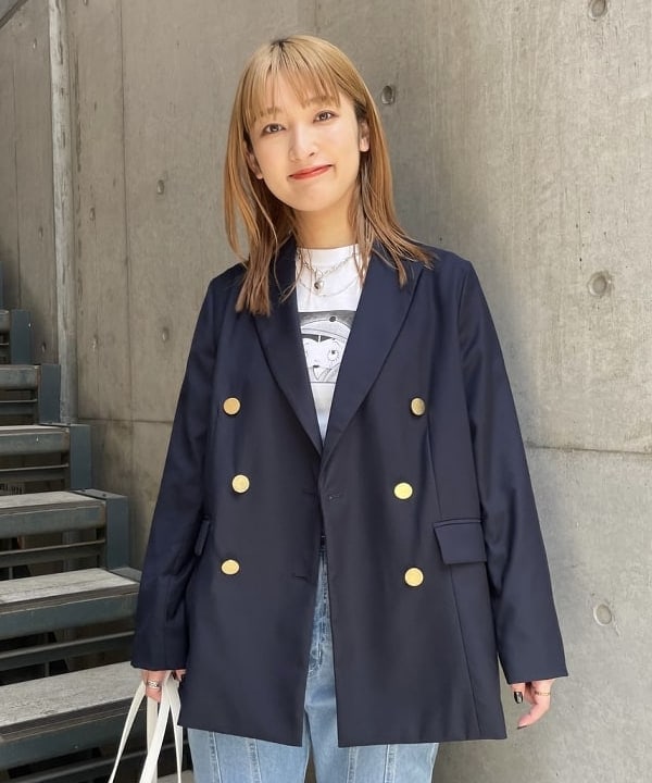 松本 佳菜子さんの「BEAMS WOMEN｜マリンチェーン マンテル ハート ネックレス」を使ったコーディネート